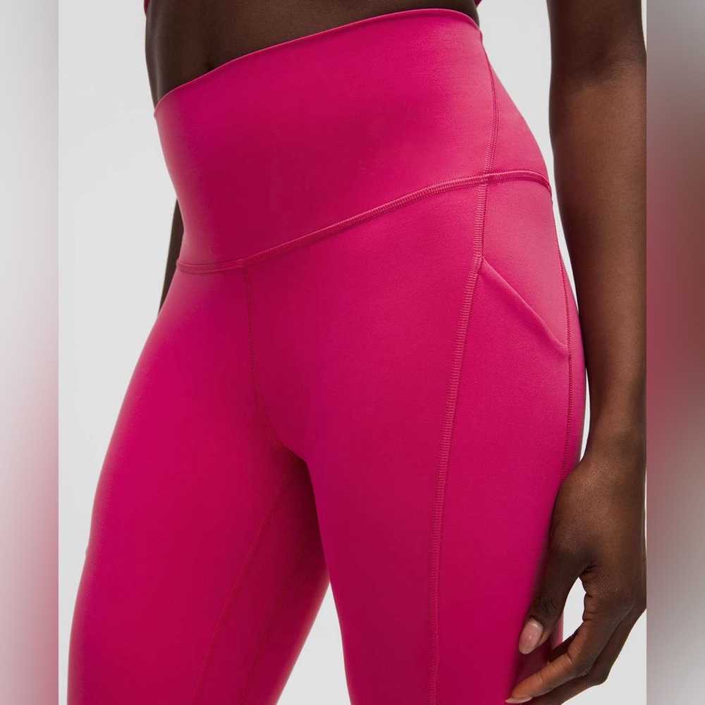 NWT Lululemon Align 25” w/ Pockets (Raspberry Coulis) Size 2